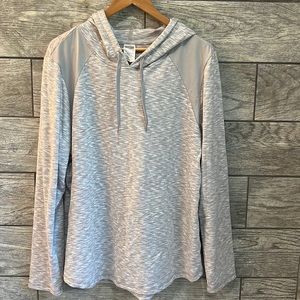 EUC Danskin Now Pullover Hoodie, Women’s, XXL, Lt Gray